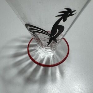 Rooster Design Glass Vintage with Red Base

6 oz glassware from my chilhood.